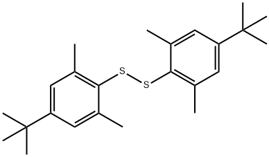 bis(4-tert-butyl-2,6-dimethylphenyl) disulfide 구조식 이미지