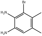 3-bromo-4,5-dimethylbenzene-1,2-diamine Structure