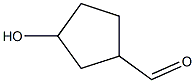 3-hydroxycyclopentane-1-carbaldehyde 구조식 이미지