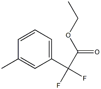 Ethyl 2,2-difluoro-2-m-tolylacetate 구조식 이미지