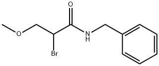 N-Benzyl-2-bromo-3-methoxypropanamide Structure