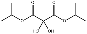 Diisopropyl 2,2-dihydroxymalonate 구조식 이미지