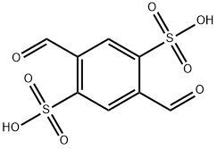 1,4-Benzenedisulfonic acid, 2,5-diformyl- Structure