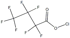 heptafluorobutyryl hypochlorite Structure