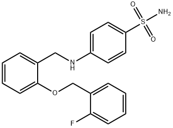 4-({2-[(2-fluorobenzyl)oxy]benzyl}amino)benzenesulfonamide Structure