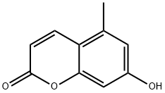 2H-1-Benzopyran-2-one,7-hydroxy-5-methyl- 구조식 이미지