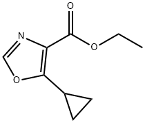ethyl 5-cyclopropyl-1,3-oxazole-4-carboxylate Structure