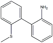 2'-(methylsulfanyl)[1,1'-biphenyl]-2-ylamine 구조식 이미지