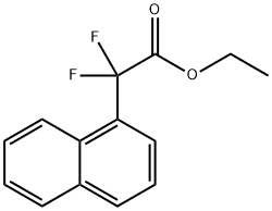 Ethyl 2,2-Difluoro-2-(1-naphthyl)acetate Structure