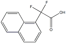 alpha,alpha-Difluoro-1-naphthaleneacetic Acid 구조식 이미지