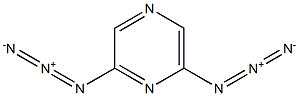 2,6-diazidopyrazine Structure