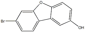 7-bromo-2-hydroxydibenzofuran 구조식 이미지