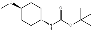 tert-butyl (trans-4-methoxycyclohexyl)carbamate Structure