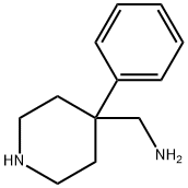 (4-phenylpiperidin-4-yl)methanamine 구조식 이미지