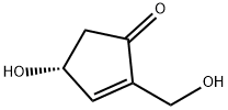 (R)-4-hydroxy-2-(hydroxymethyl)-2-cyclopenten-1-one 구조식 이미지