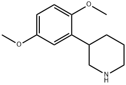 3-(2,5-dimethoxyphenyl)piperidine Structure