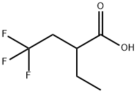 2-ethyl-4,4,4-trifluorobutanoic acid 구조식 이미지