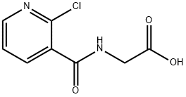 N-(2-Chloronicotinoyl)glycine 구조식 이미지