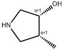 (3R,4R)-4-methylpyrrolidin-3-ol Structure