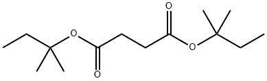 1,4-bis(2-methylbutan-2-yl) butanedioate Structure