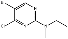 4-Chloro-5-bromo-2-(methylethylamino)pyrimidine Structure