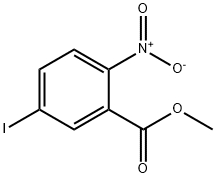 5-Iodo-2-nitro-benzoic acid methyl ester 구조식 이미지