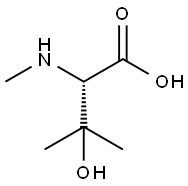 (S)-N-Methyl-2-amino-3-hydroxy-3-methylbutanoicacid Structure