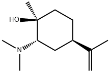 Cyclohexanol, 2-(dimethylamino)-1-methyl-4-(1-methylethenyl)-, (1S,2S,4R)- 구조식 이미지