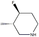 (3S,4S)-4-fluoro-3-methylpiperidine Structure