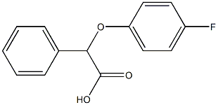 2-(4-fluorophenoxy)-2-phenylacetic acid Structure