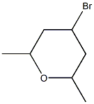 4-bromo-2,6-dimethyltetrahydro-2H-pyran Structure