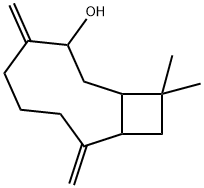 Bicyclo[7.2.0]undecan-3-ol, 11,11-dimethyl-4,8-bis(methylene)- 구조식 이미지