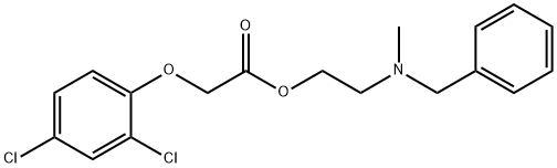 2-[benzyl(methyl)amino]ethyl (2,4-dichlorophenoxy)acetate Structure