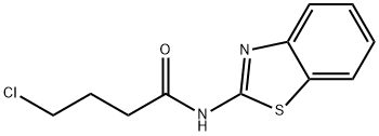 N-1,3-benzothiazol-2-yl-4-chlorobutanamide Structure