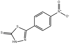 5-(4-Nitrophenyl)-1,3,4-thiadiazole2(3H)-thione Structure