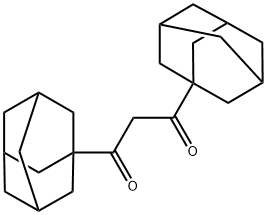 1,3-bis(tricyclo[3.3.1.1(3,7)]dec-1-yl)propan-1,3-dione 구조식 이미지