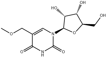 5-Methoxymethyluridine 구조식 이미지