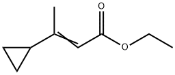 2-Butenoic acid, 3-cyclopropyl-, ethyl ester Structure