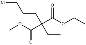 Ethyl-methyl-2-[ethyl-(3-chloro-propyl)]-malonate Structure