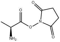 L-Alanine, 2,5-dioxo-1-pyrrolidinyl ester 구조식 이미지