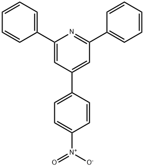 4-{4-nitrophenyl}-2,6-diphenylpyridine 구조식 이미지