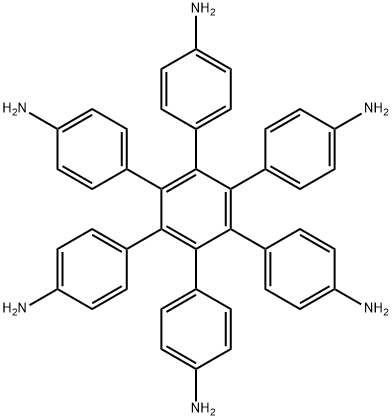 Hexakis(4-aminophenyl)benzene Structure