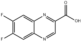 6,7-difluoroquinoxaline-2-carboxylic acid 구조식 이미지