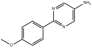 5-Amino-2-(4-methoxyphenyl)pyrimidine Structure