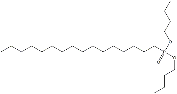 dibutyl hexadecyl phosphonate 구조식 이미지