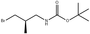 tert-butyl (3-bromo-2-methylpropyl)carbamate Structure