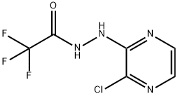 N-(3-CHLOROPYRAZIN-2-YL)-2,2,2-TRIFLUOROACETOHYDRAZIDE Structure