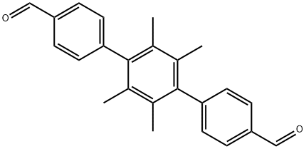 4-[4-(4-formylphenyl)-2,3,5,6-tetramethylphenyl]benzaldehyde Structure