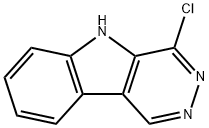 4-chloro-5H-Pyridazino[4,5-b]indole 구조식 이미지