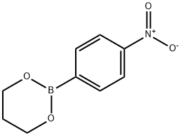 2-(4-Nitrophenyl)-1,3,2-dioxaborinane Structure